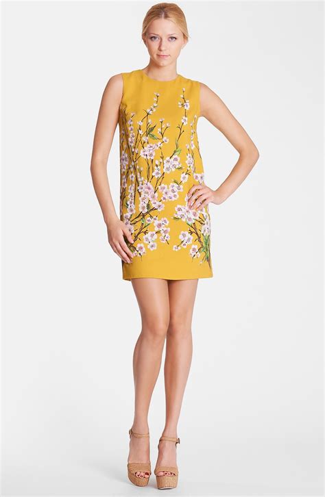 dolce and gabbana shift dress